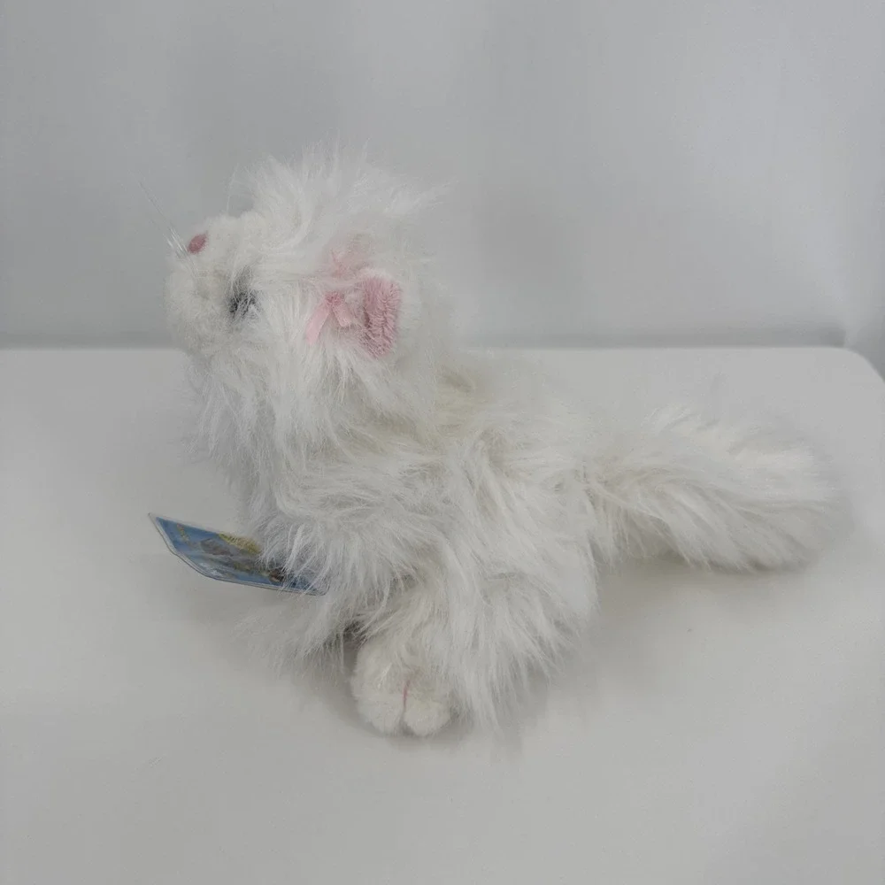 Ganz Webkinz Cat Persian Plush White HM 110 Sealed Unused Code‎ NEW